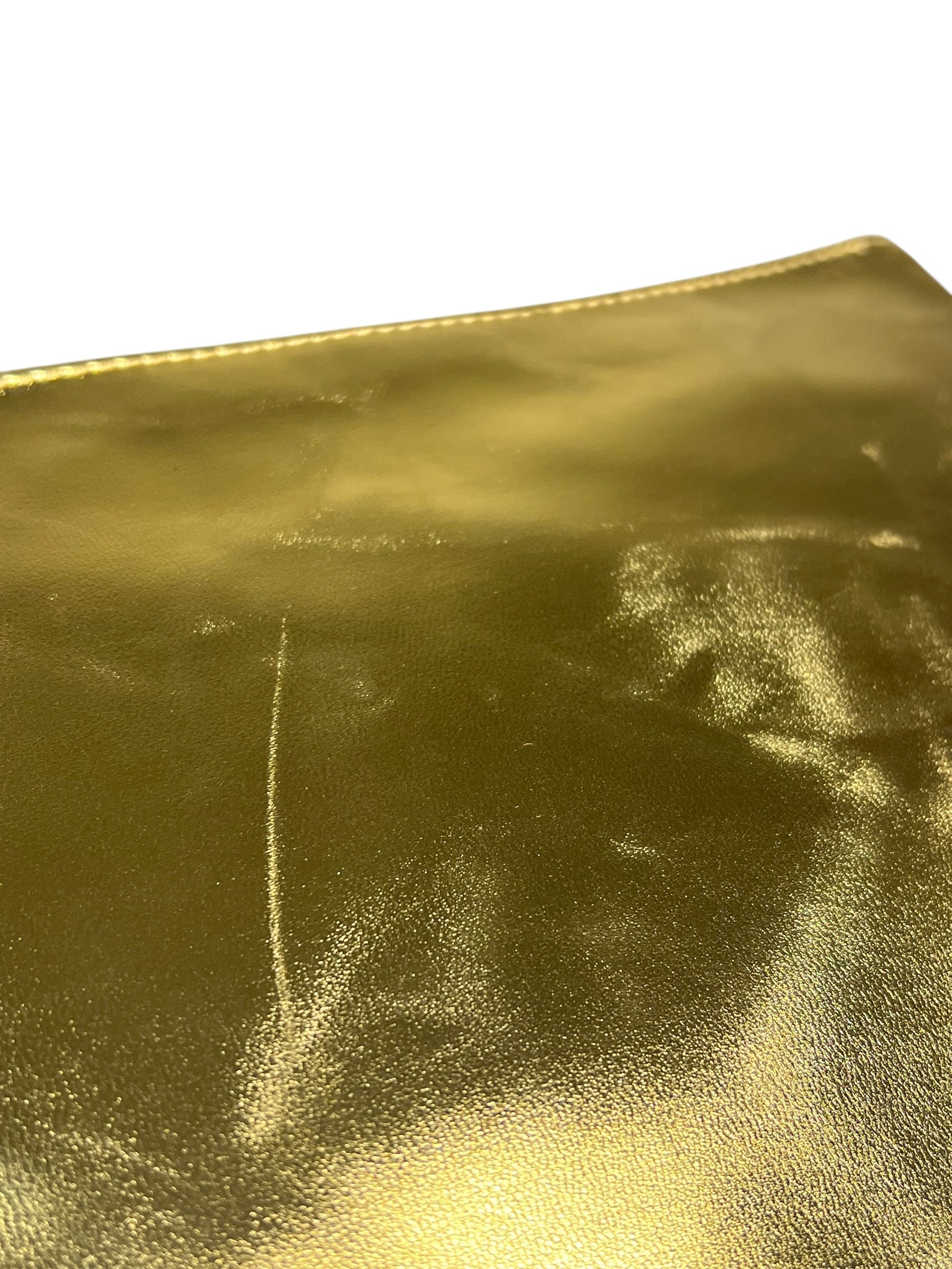 YSL Beauty Gold Makeup Zip Pouch