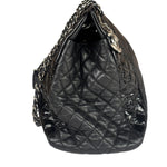 Chanel Black Quilted Leather Tote Bag 2014
