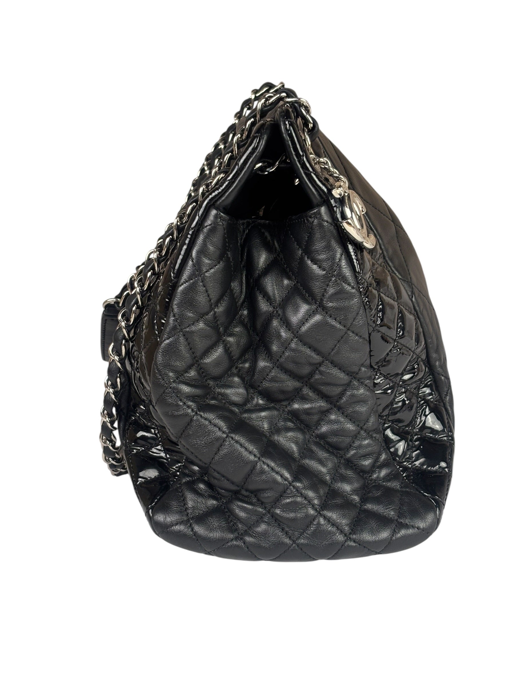 Chanel Black Quilted Leather Tote Bag 2014