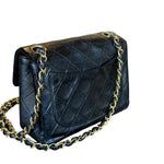 Chanel Black Leather Classic Mini Flap Bag ‘94-‘96