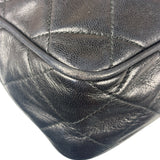Chanel Black Diamond Stitch Camera Crossbody