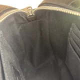 Saint Laurent Crocodile Embossed Leather Camera Bag Black