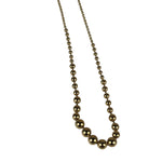 Christian Dior Vintage Gold Plated Beaded Necklace