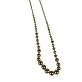 Christian Dior Vintage Gold Plated Beaded Necklace