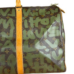 Louis Vuitton Stephen Sprouse Limited Edition Graffiti Keepall 50 Green