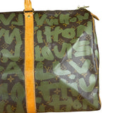 Louis Vuitton Stephen Sprouse Limited Edition Graffiti Keepall 50 Green