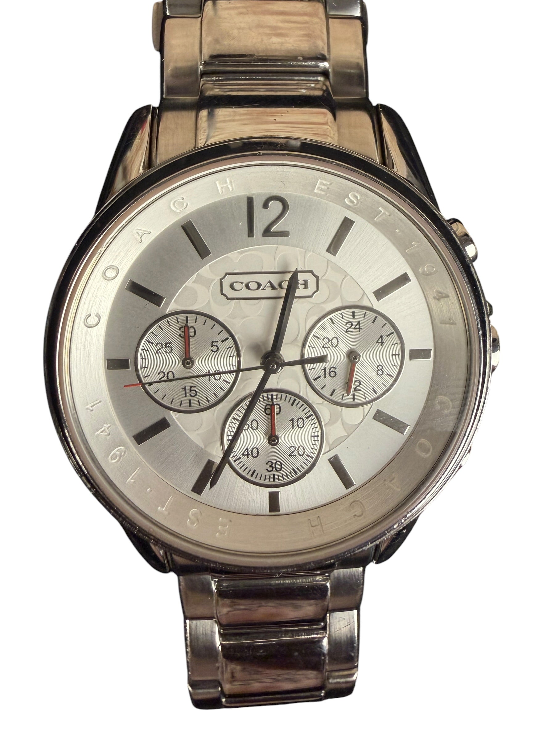 Coach Chronograph Stainless Steel Band