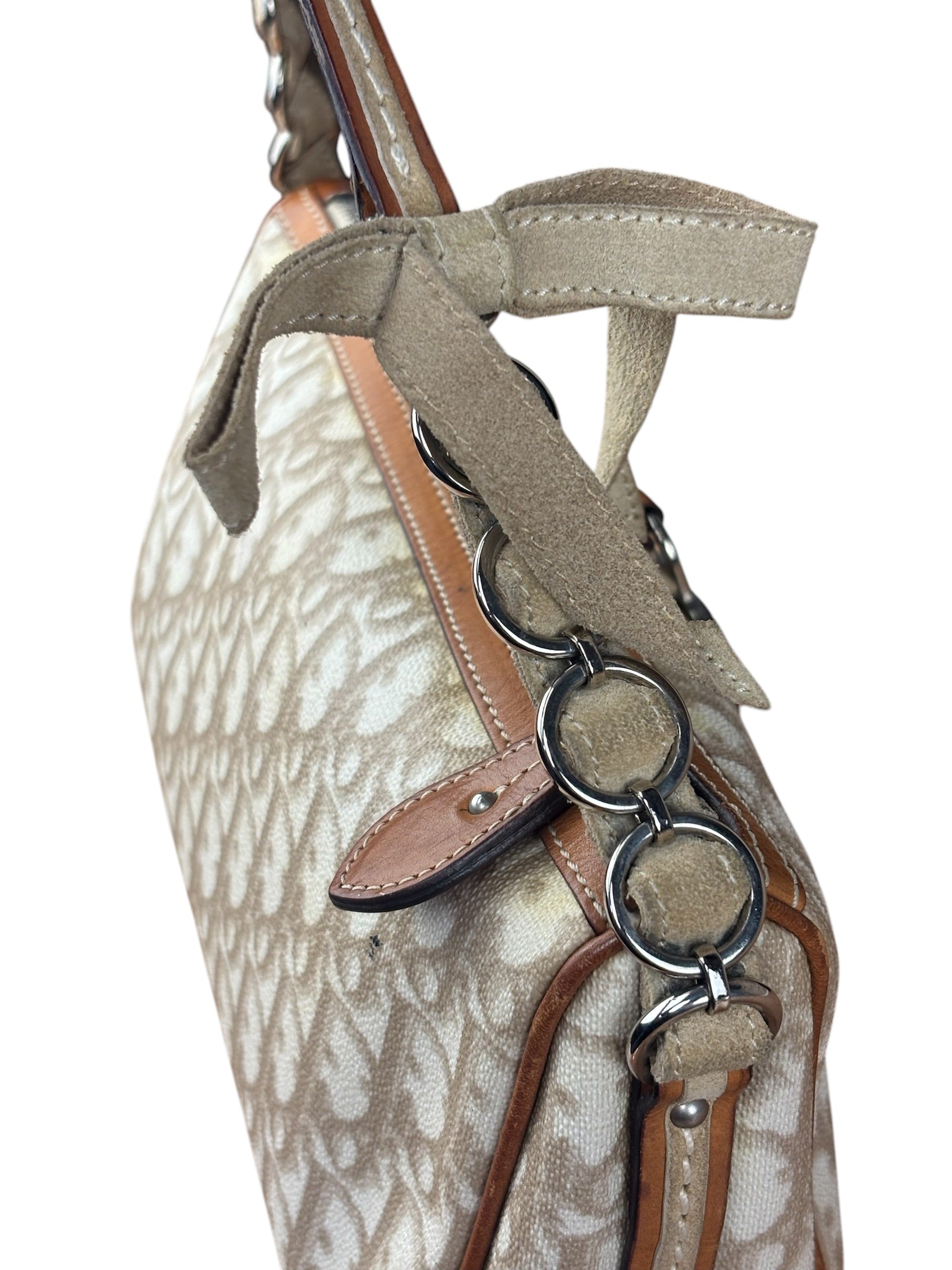 Christian Dior Vintage Trotter Romantique Baguette Shoulder Bag