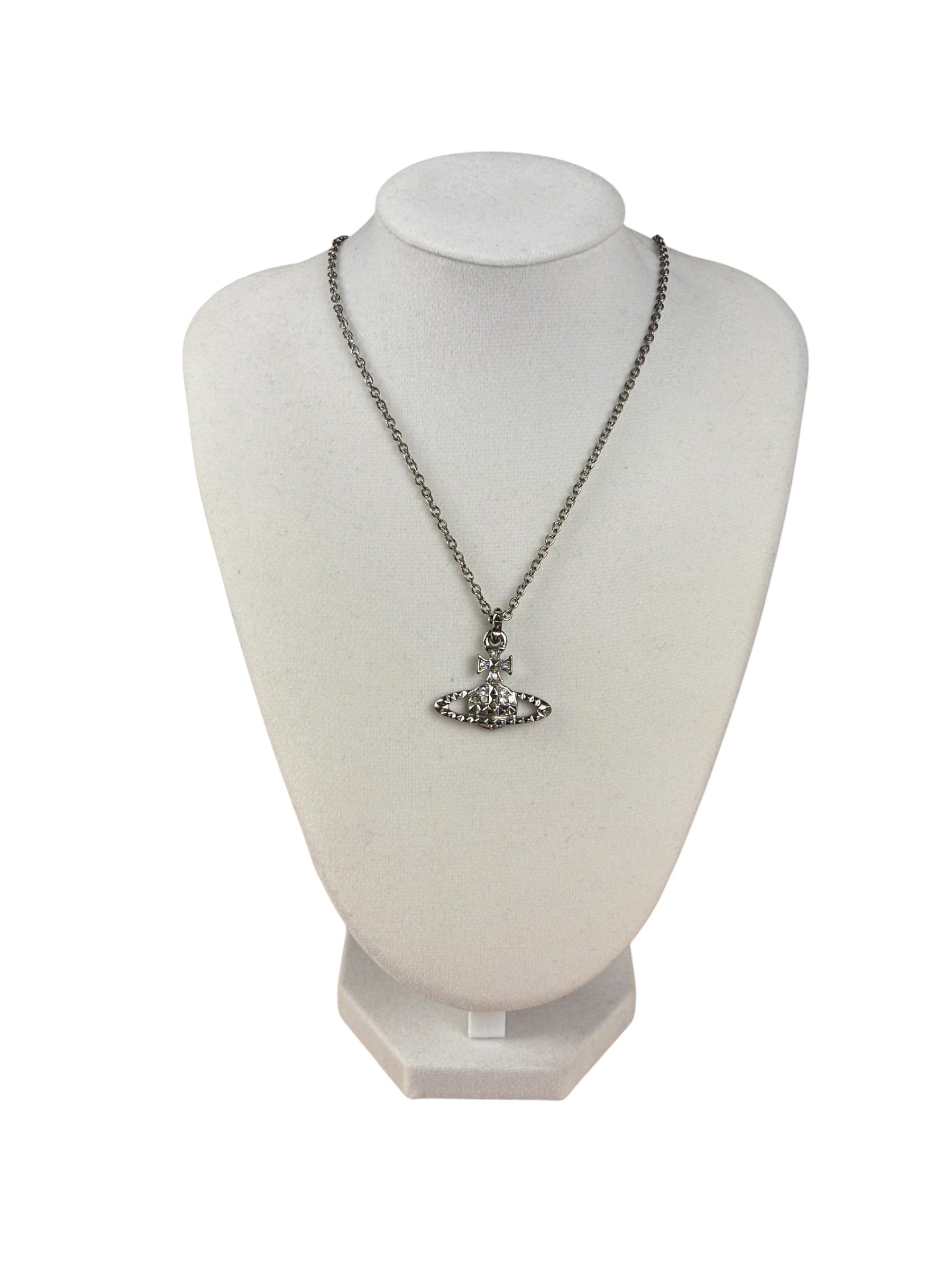 Vivienne Westwood Mini Bas Relief Sovereign Orb Pendant Necklace