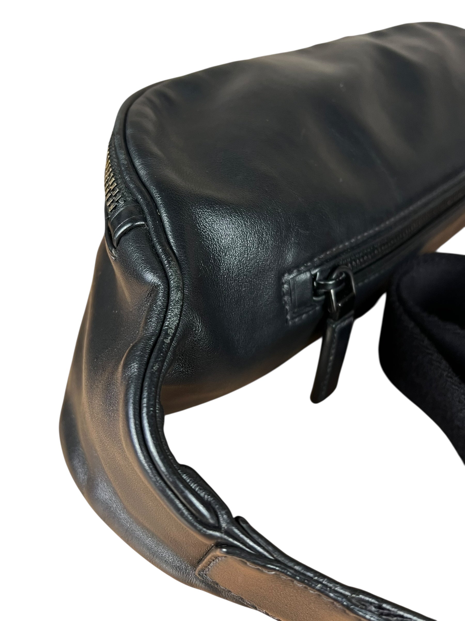 Prada Leather Belt Bag Black