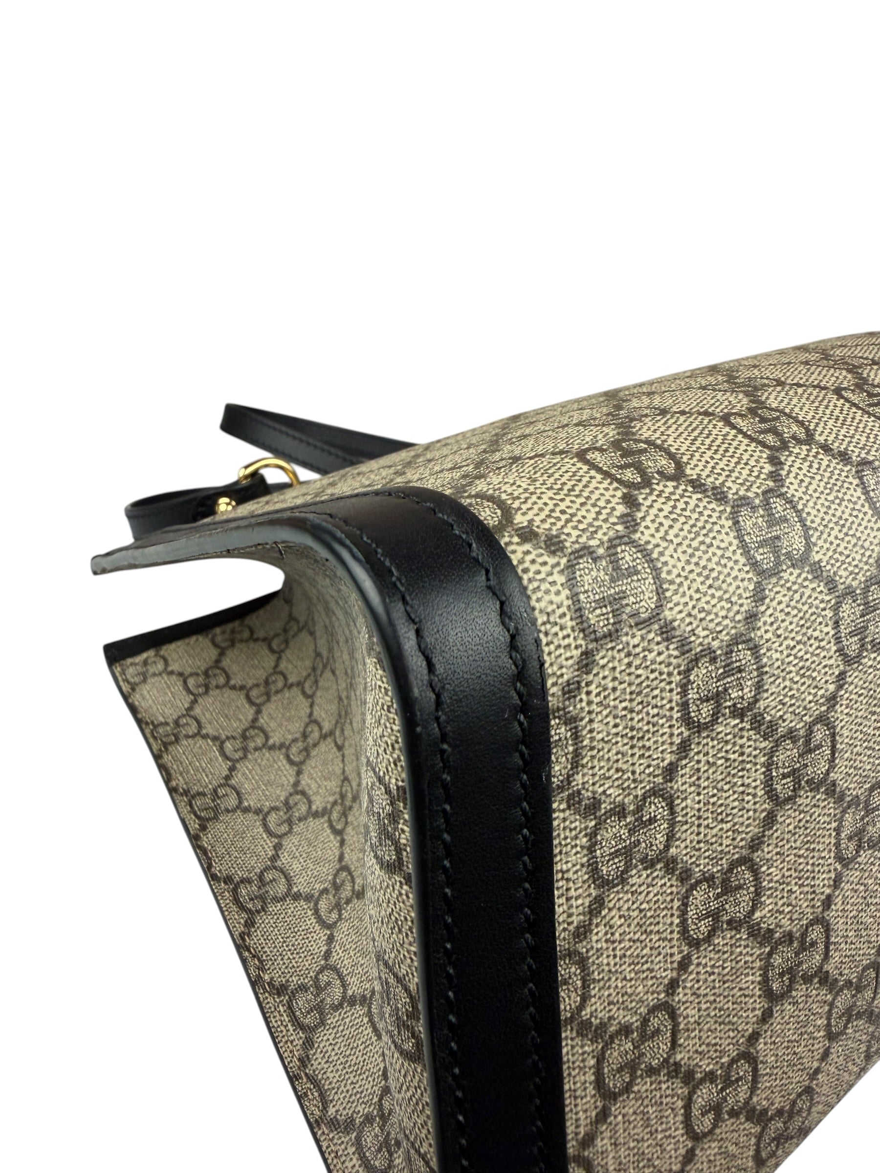 Gucci GG Supreme Padlock Medium Tote
