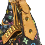 Louis Vuitton x Takashi Murukami Black Monogram Chrissie MM