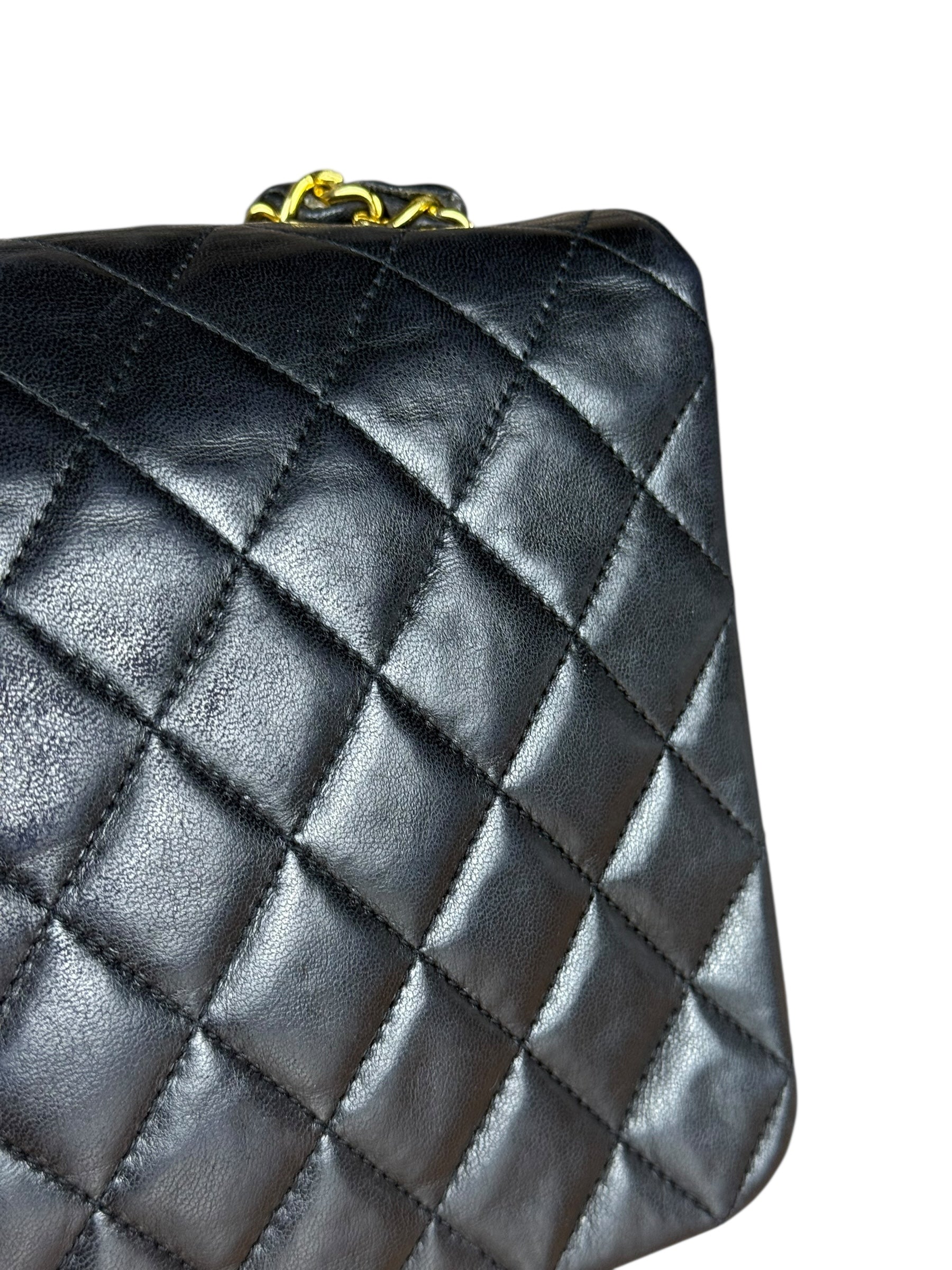 Chanel CC Black Classic Flap Bag 1988