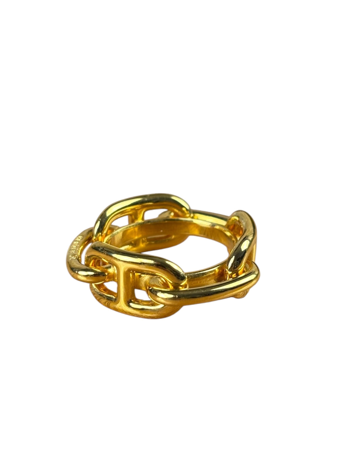 Hermes Regate Gold-Tone Scarf Ring