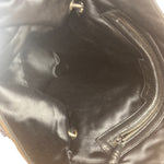 Bottega Veneta Vintage Blue Leopard Chenille Shoulder/Hand Bag