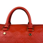 Louis Vuitton Orange Monogram Empreinte Speedy Bandouliere 30