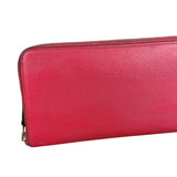 Hermes Pink Epsom Leather Silk'In Long Wallet