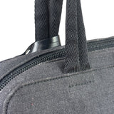 Prada Vintage Dark Grey Canvas Tote Bag