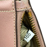 Prada Bicolor Saffiano Leather Mini Pochette