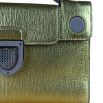 Christian Dior Diorever Gold Leather Clutch Bag