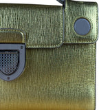 Christian Dior Diorever Gold Leather Clutch Bag
