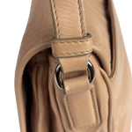 Prada Blush Pink Vitello Shiny Leather Flap Bag