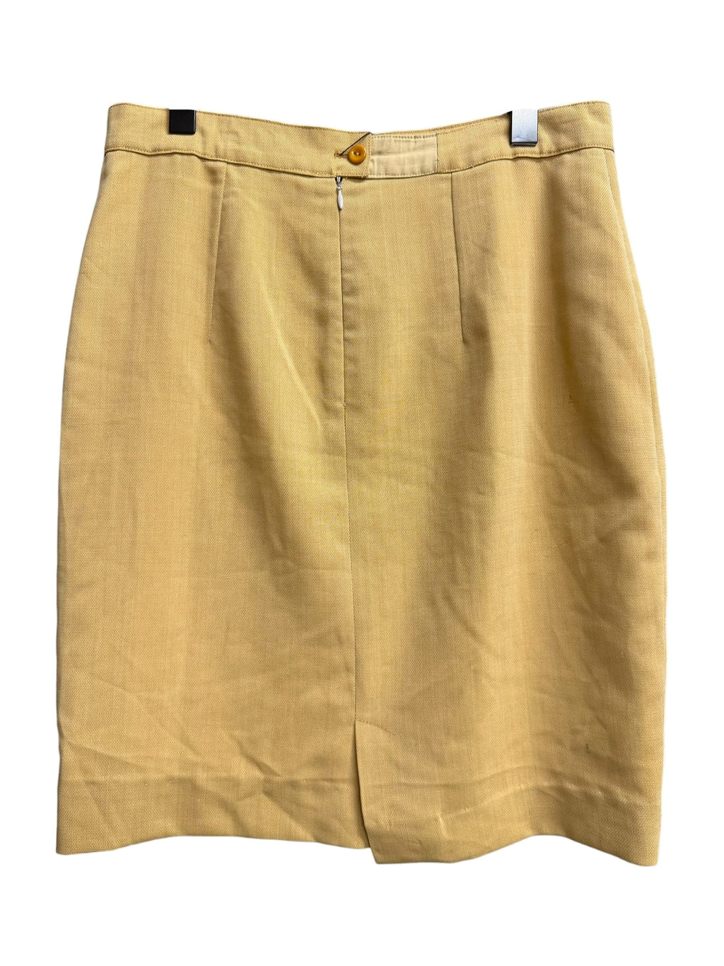 Vintage Burberry's Beige Cotton Twill Skirt
