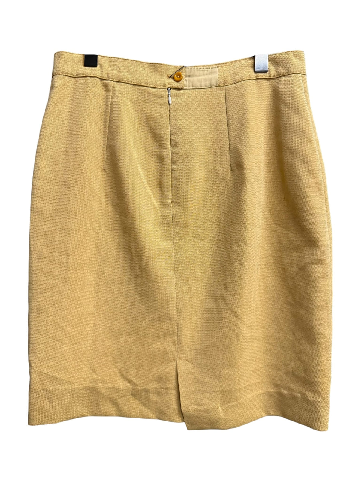 Vintage Burberry's Beige Cotton Twill Skirt