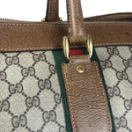 Gucci GG Vintage Coated Canvas Boston Bag