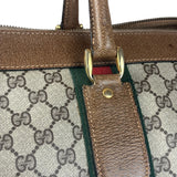 Gucci GG Vintage Coated Canvas Boston Bag