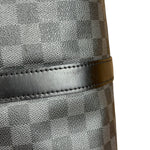 Louis Vuitton Canvas Damier Graphite Keepall Bandouliere Hand Bag