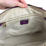 Loewe Vintage Purple Anagram Shoulder Tote