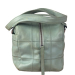 Chanel Light Green Quilt LAX Leather Bowler Bag 2004