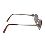 Gucci GG Rose Pink Tint Semi-Rimless Eyeglasses