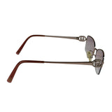 Gucci GG Rose Pink Tint Semi-Rimless Eyeglasses