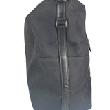 Gucci Black Leather Trim Belted Tote