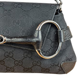 Gucci Black Tom Ford Horsebit Shoulder Bag