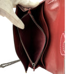 Coach Colorblock Leather Jade Wallet On Chain