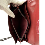 Coach Colorblock Leather Jade Wallet On Chain