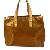 Louis Vuitton Bronze Monogram Vernis Reade Tote Bag PM