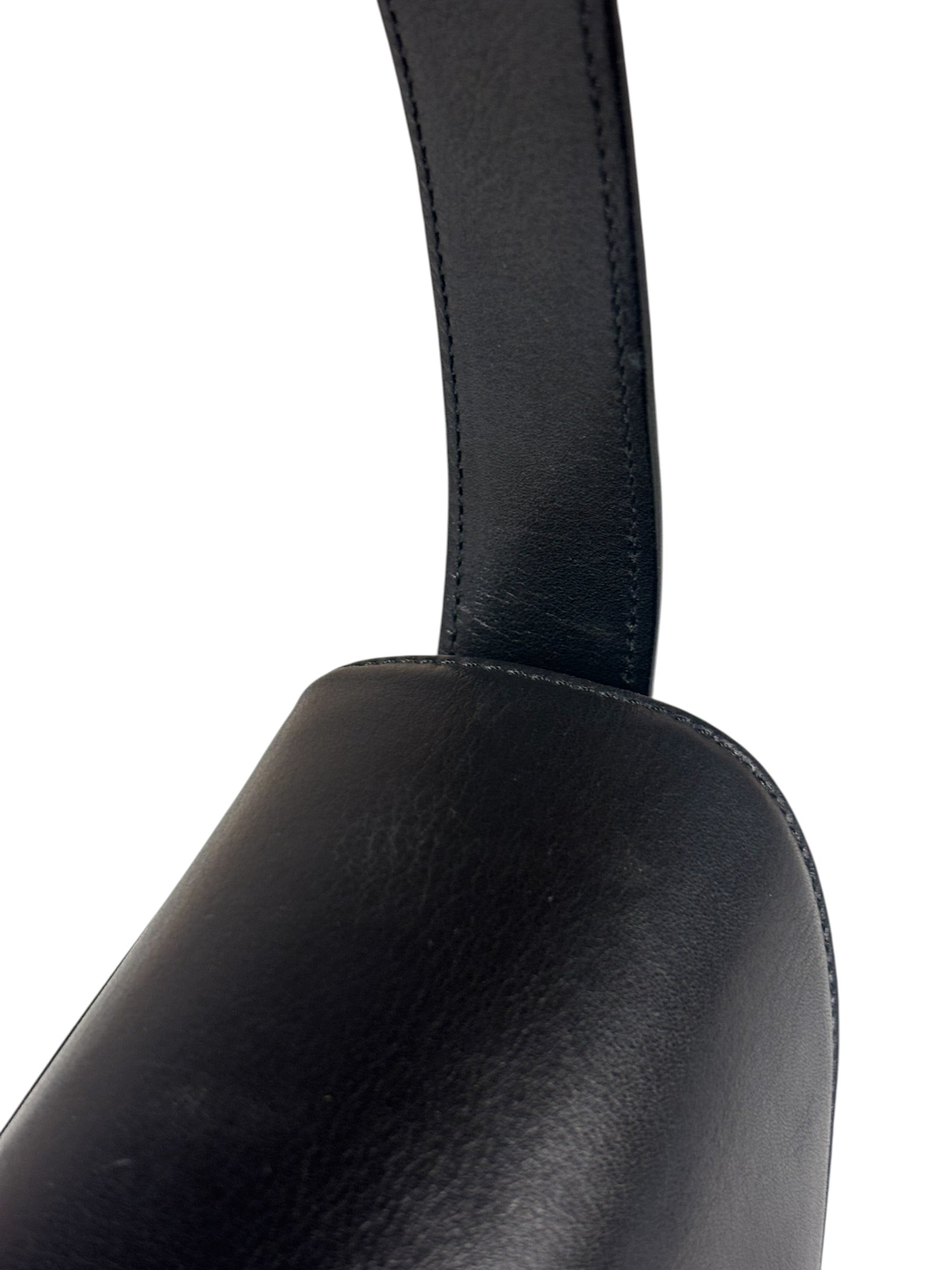 Cartier Must De Vintage Black Panthere Shoulder Bag