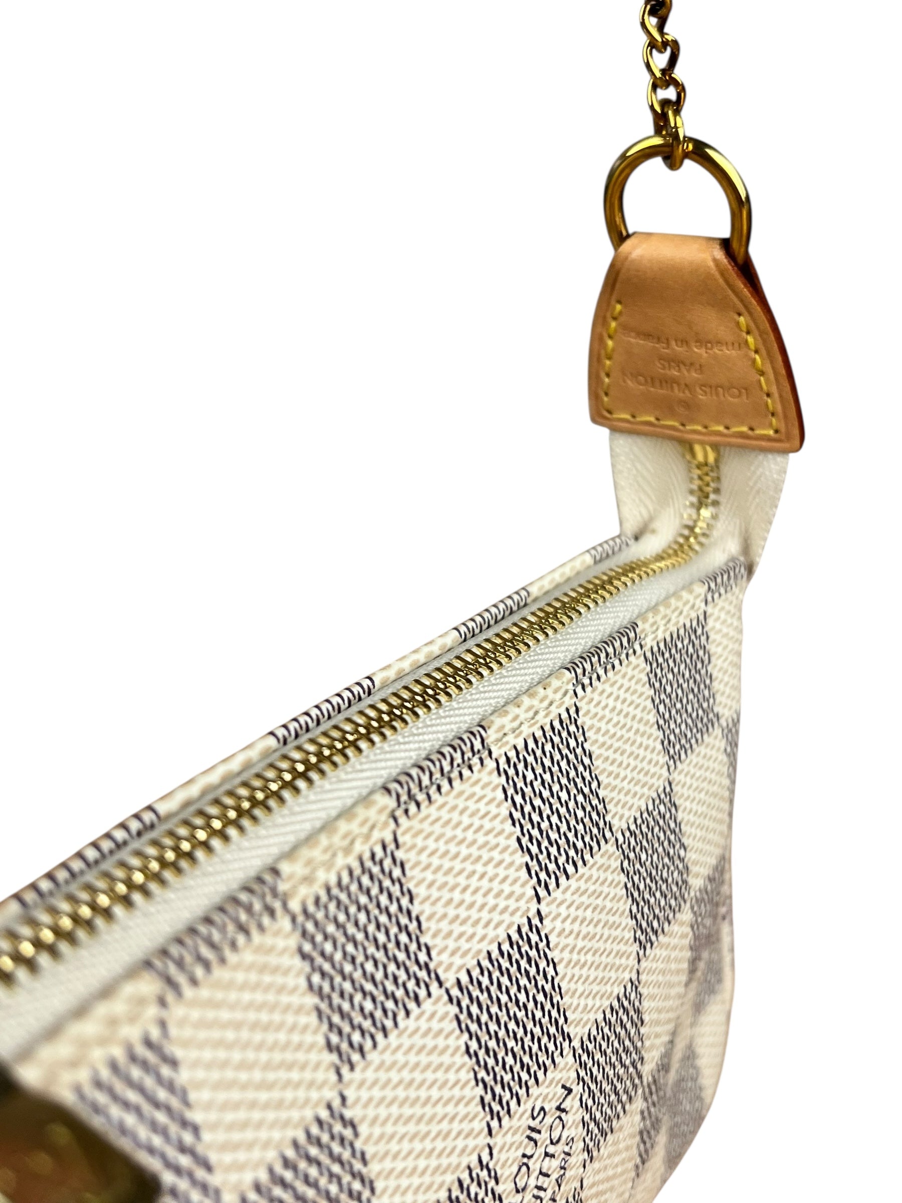 Louis Vuitton Damier Azur Mini Chain Pochette