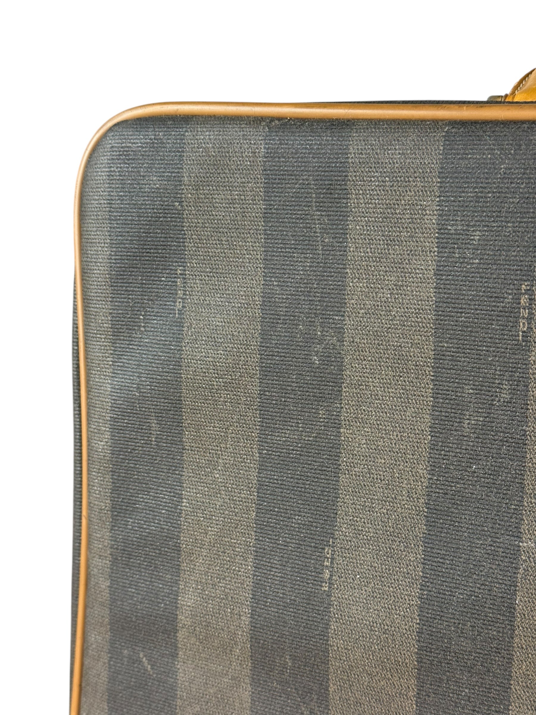 Fendi FF Vintage Striped Briefcase