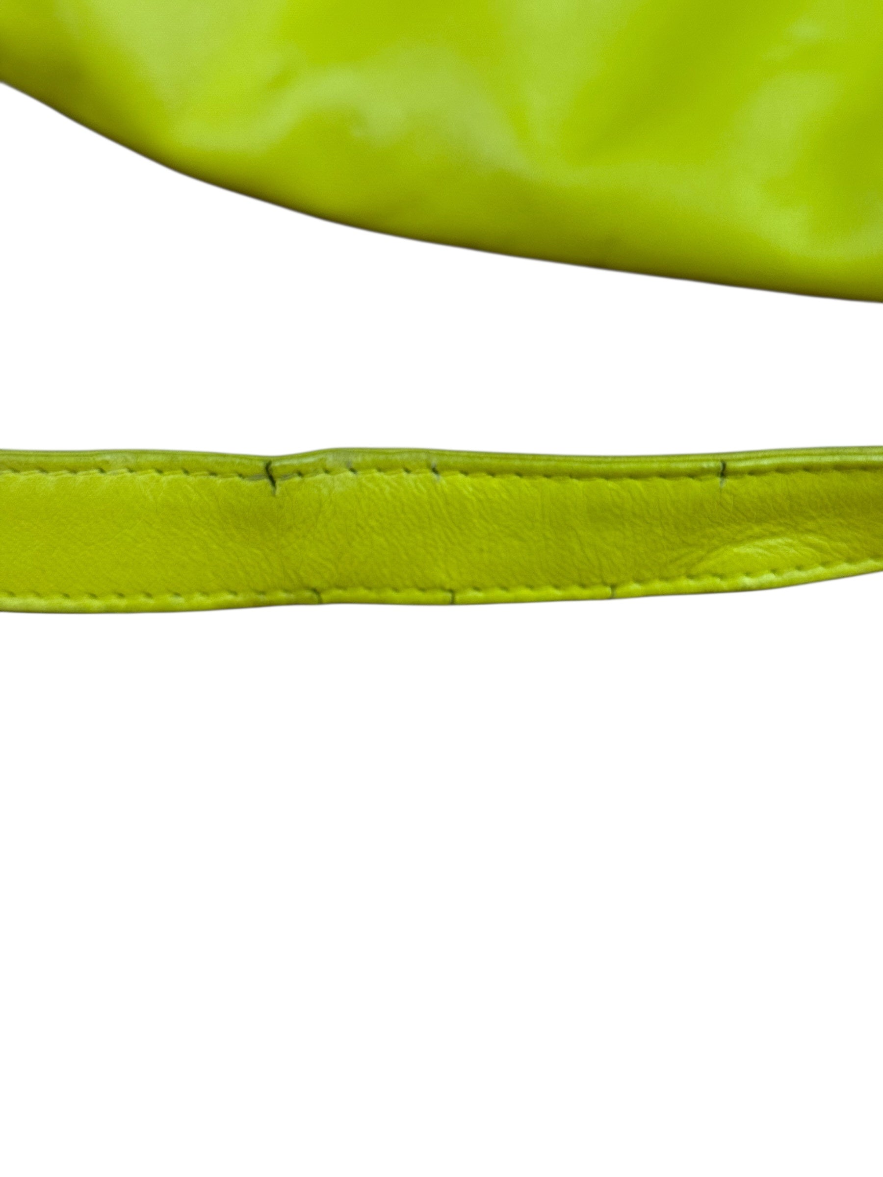 Fendi Yellow Leather Mamma Baguette