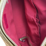 Chanel Gold Leather Gabrielle Hobo 2016