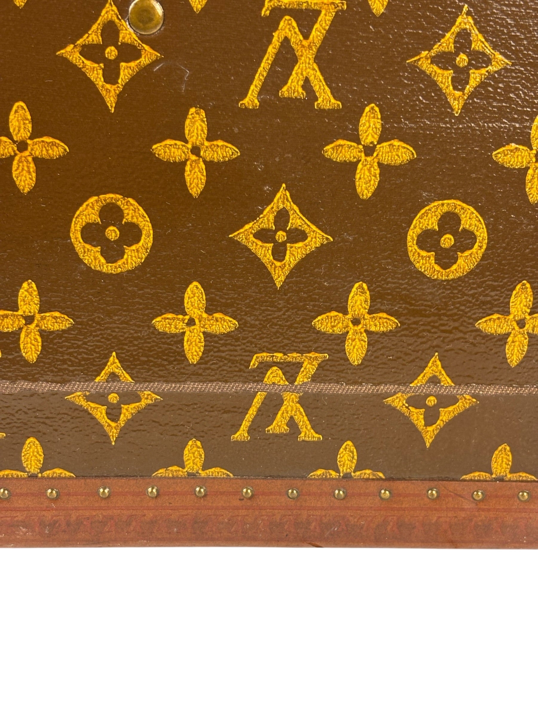 Louis Vuitton Vintage Monogram Hard Case Luggage Trunk