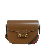 Gucci Tan Brown 1955 Horsebit Shoulder Bag