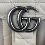 Gucci GG Marmont White Matelasse Bag