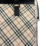 Burberry Beige Canvas Nova Check Tote Bag