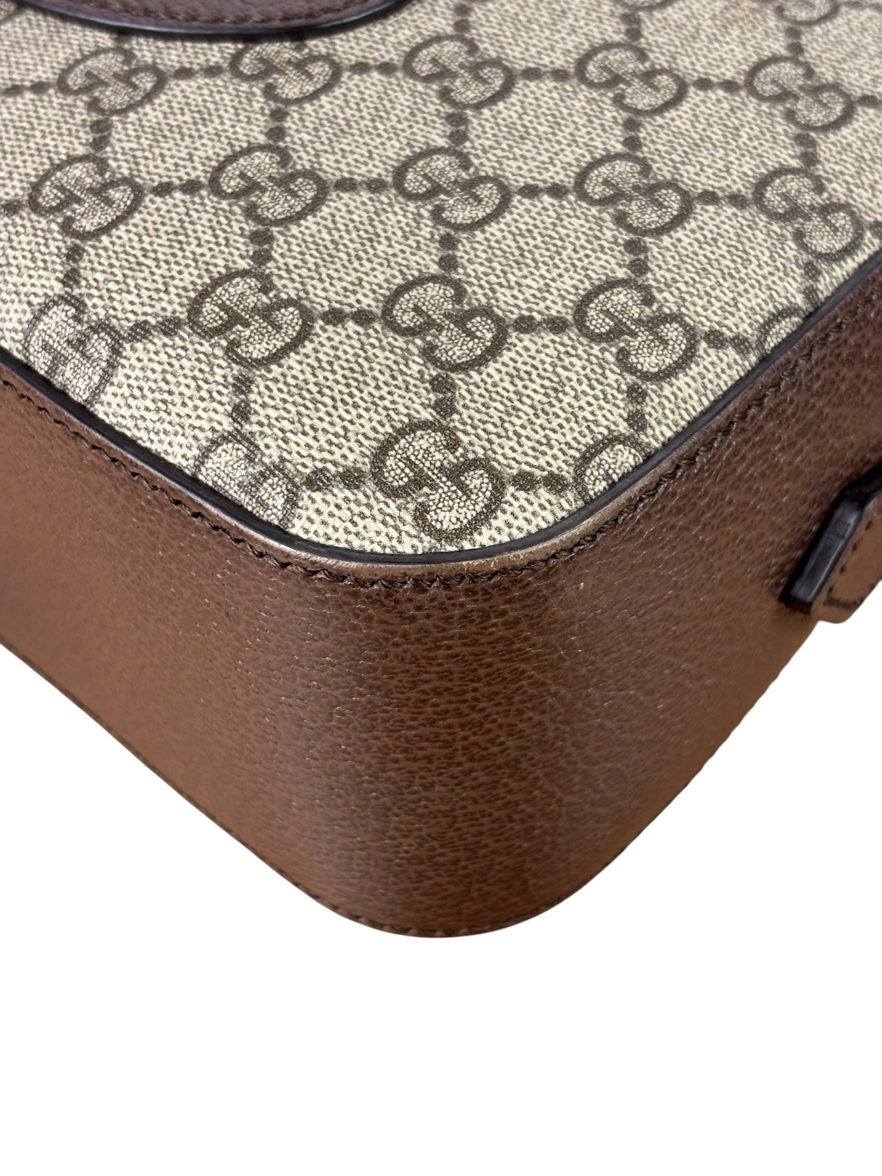 Gucci Vintage Brown GG Neo Crossbody Bag